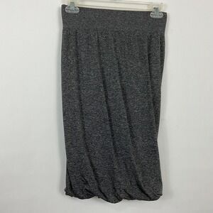 Lululemon‎ Boulevard Bliss Gray Yoga  Athleisure Tulip Hem Skirt Womens Size 8